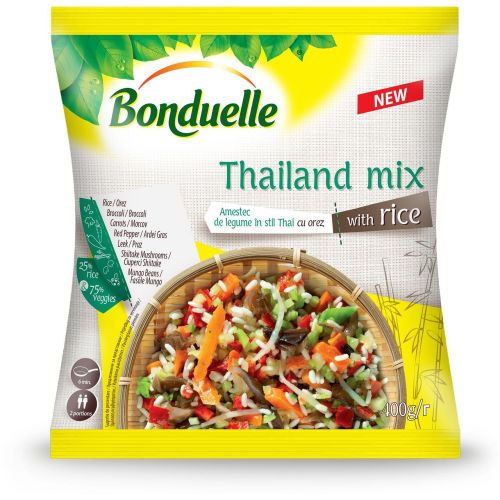 Bonduelle замразен тайландски микс с ориз (400 г)