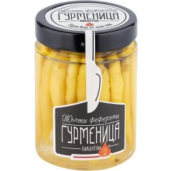 Гурменица жълти феферони, пикантни (310 г)