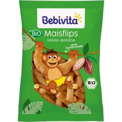 Bebivita био царевични пръчици с какао и банан (30 г)