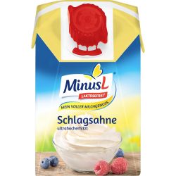 MinusL сладкарска сметана без лактоза 30%, UHT (200 г)