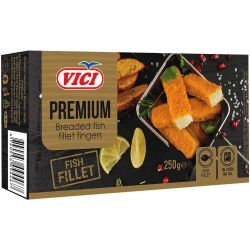 Vici Premium панирано цяло рибно филе (250 г)