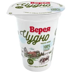 Верея кисело мляко Чудно 2.5% (400 г)