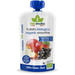 Bioitalia био смути ябълка и касис (120 г)