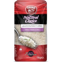 Krina Natural Choice ориз дългозърнест (1 кг)