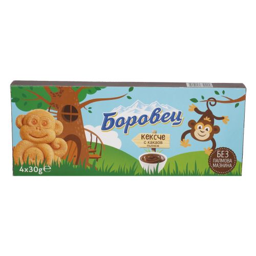 Боровец кексче с какаов пълнеж, 4 бр. (120 г)