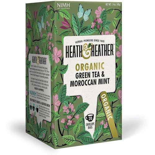 Heath & Heather био зелен чай с мента, 20 бр. (40 г)