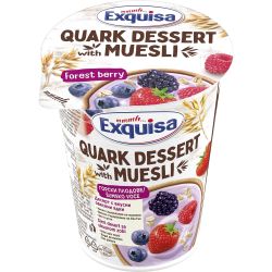 Exquisa плодова извара с овесени ядки, различни вкусове (375 г)