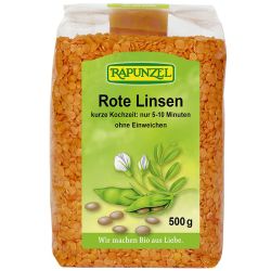Rapunzel био червена леща (500 г)