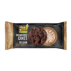 Rice Up оризови бисквити с черен белгийски шоколад (90 г)