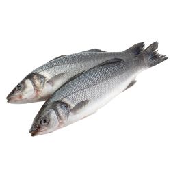 Лаврак, нечистен, охладен, с глави, на килограм (1 кг)