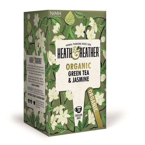 Heath & Heather био зелен чай и жасмин, 20 бр. (30 г)