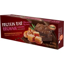 Dr. Keskin протеинов бар брауни карамел, 2 бр. х 50 г (100 г)