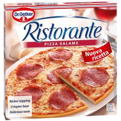 Dr. Oetker Ristorante пица салам, замразена (320 г)