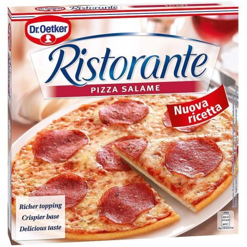 Dr. Oetker Ristorante пица салам, замразена (320 г)