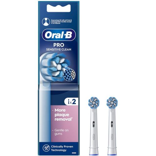 Oral-B Pro Sensitive Clean накрайник за електрическа четка за зъби, EB 60-2 (2 бр.)