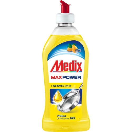 Medix Max Power Gel Sunny Lemon препарат за съдове (750 мл)