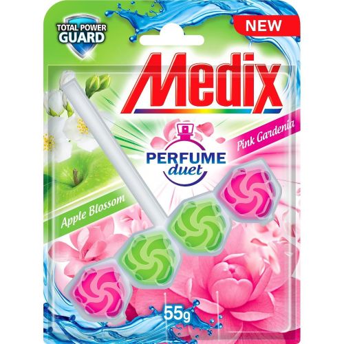Medix Perfume Duet Apple Blossom & Pink Gardenia ароматизатор за тоалетна (55 г)