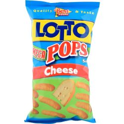 Lotto Mega Pops снакс с вкус на сирене (78 г)