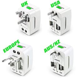 MSG Cube адаптер, 220V, интернационален, бял (1 бр.)