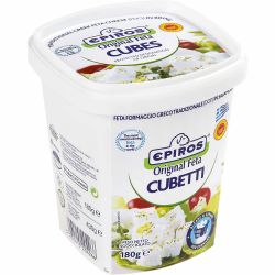 Epiros сирене фета на кубчета (180 г)