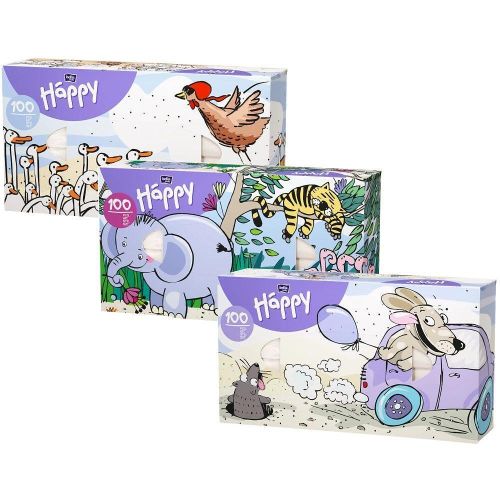 TZMO Bella салфетки, кутия, различни разцветки (100 бр.)