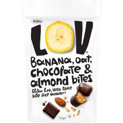 Lov овесени хапки с банан, бадем и шоколад (70 г)