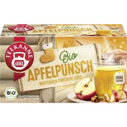 Teekanne био зимен чай с вкус на ябълков пунш, 20 бр. х 2.25 г (40.5 г)