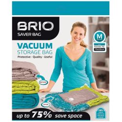 Brio вакуумна торба за дрехи, 70 см х 50 см, 70 микрона (1 бр.)