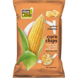 Rice Up царевичен чипс чедър (60 г)