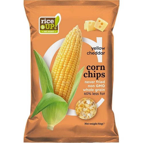 Rice Up царевичен чипс чедър (60 г)