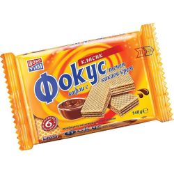 Choco Team вафли Фокус с какаов крем (148 г)