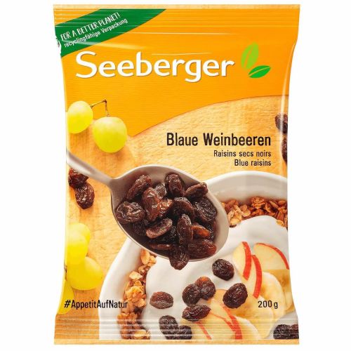 Seeberger меки сини стафиди (200 г)