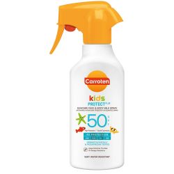 Carroten Kids детско слънцезащитно мляко спрей с тригер SPF 50 (270 мл)
