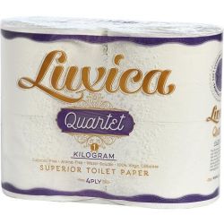 Luxica тоалетна хартия, 4 пласта, 1 кг, 4 бр. (4 бр.)