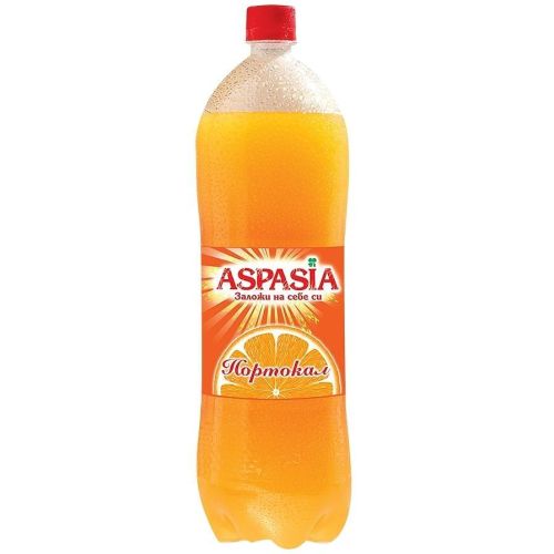 Aspasia газирана напитка портокал (2 л)