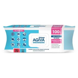 Agiva Homey универсални влажни кърпи, с капак (100 бр.)