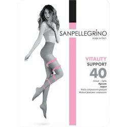 Sanpellegrino Vitality Support 40 DEN чорапогащи 1/2, черни, размер S/M (1 бр.)