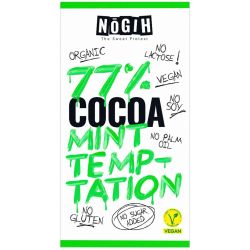 Nogih био веган десерт какао 77% с мента (70 г)