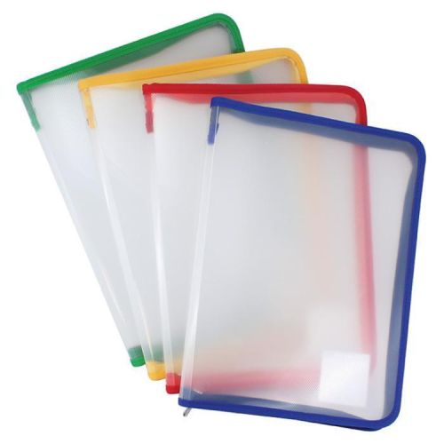 Spree папка А4 с цип, мат, цветът може да варира (1 бр.)