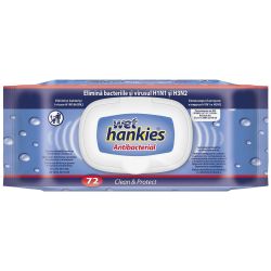 Wet Hankies Clean мокри кърпички (72 бр.)