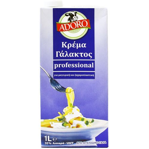 Adoro млечна сметана 35% UHT (1 л)