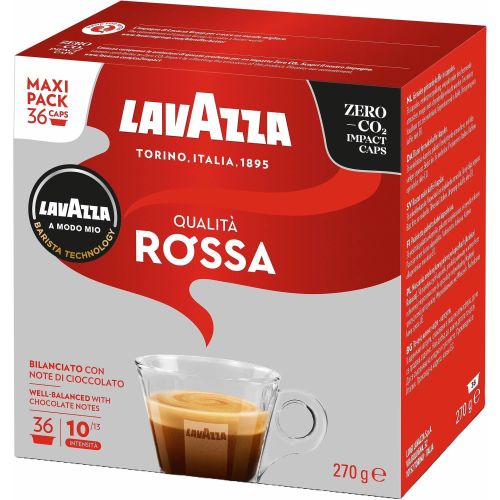 Lavazza Qualita Rossa кафе капсули съвместими с A Modo Mio (36 бр.)