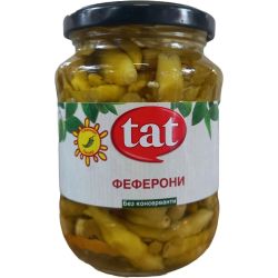 tat люти чушки феферони, жълти (330 г)