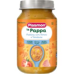 Plasmon пюре бебешка паста с риба тон и зеленчуци, 7+ м (200 г)