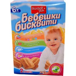 Sweet+ бебешки бисквити (240 г)