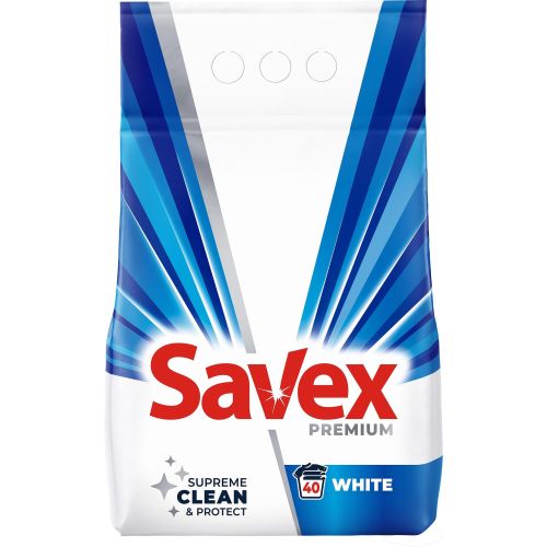 Savex White прах за пране, 40 пранета (3.6 кг)