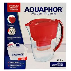 Aquaphor филтрираща кана аметист MFP червена (2.8 л)