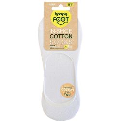 Happy Foottopia In Shoe памучни терлици, бели, размер 39 - 42