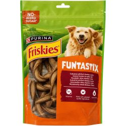 Purina Friskies Funtastix храна за кучета, лакомство с шунка и сирене (175 г)