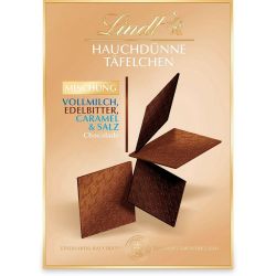 Lindt шоколадови блокчета микс (125 г)